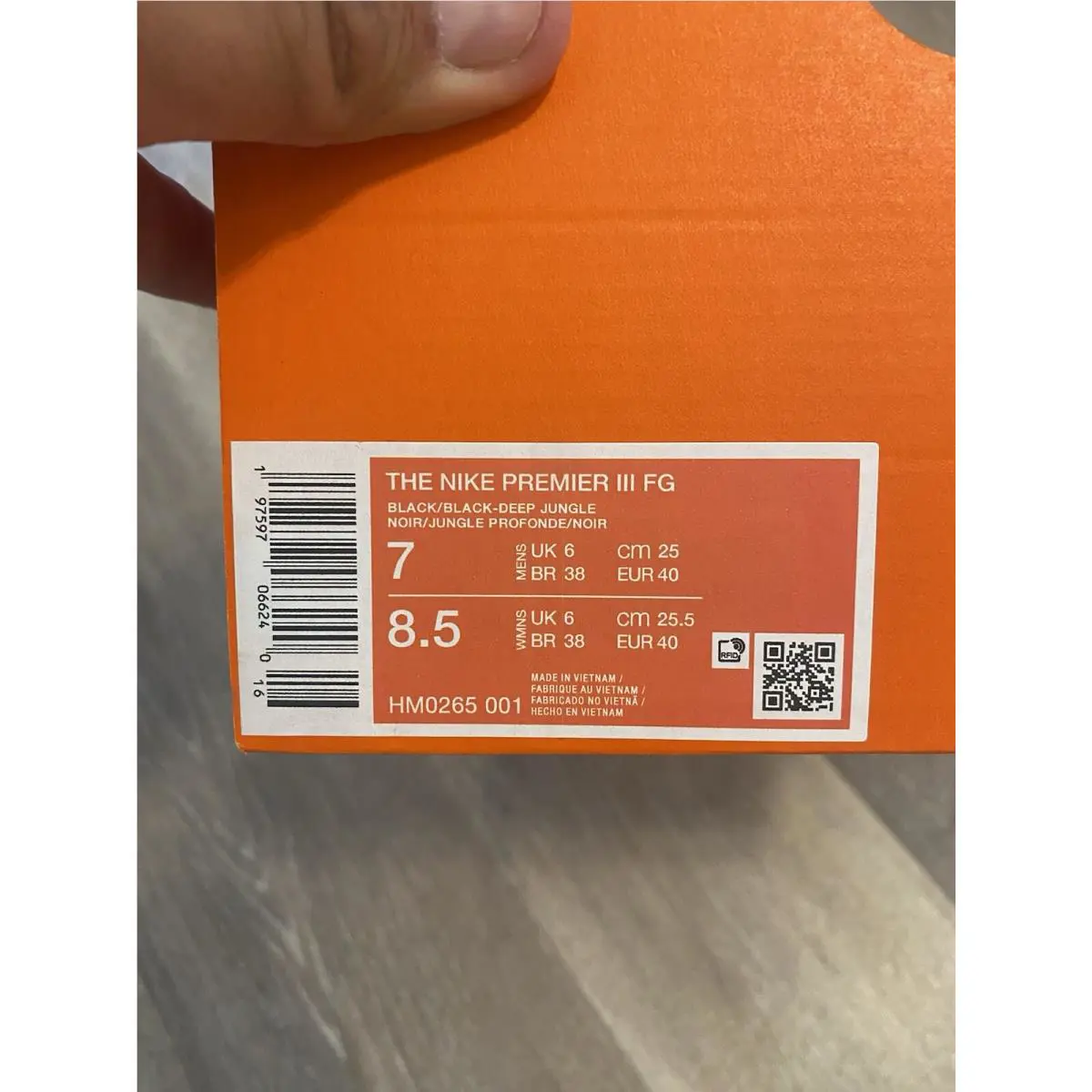 Nike shoes - Nike Premier 3 - Premier - HM0265-001 - Black (UPC: 197597066240) 10