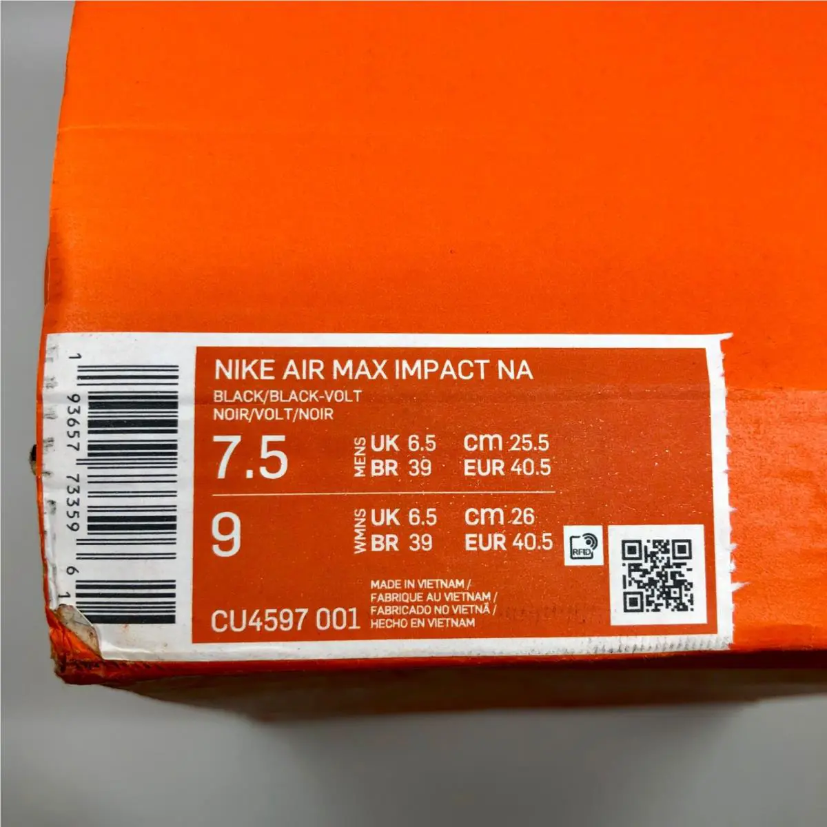 Nike shoes Air Max Impact - Black 5