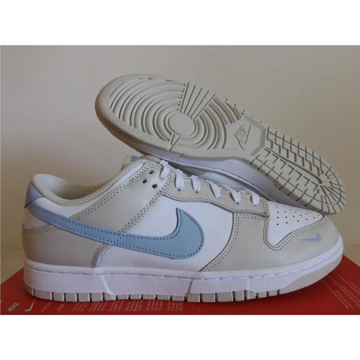 Nike Dunk Low White-light Armory Blue Womens Sz 11.5 / Mens Sz 10 HF0023-100 - White