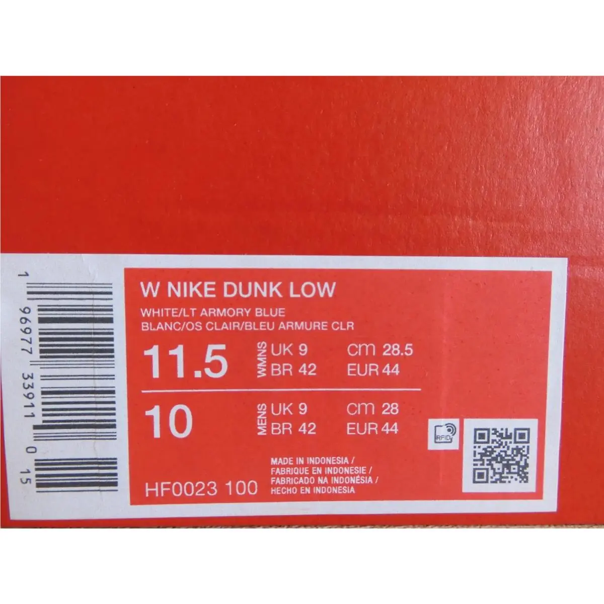 Nike shoes - Nike Dunk Low - Dunk Low - HF0023-100 - White (UPC: 196977339110) 3