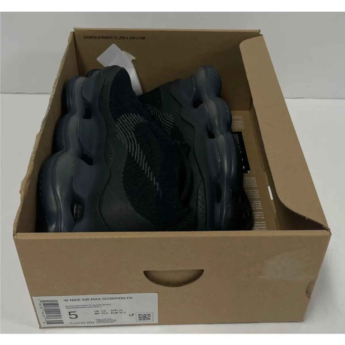 Nike shoes - Nike Air Max Scorpion - Air Max Scorpion - DJ4702-002 - Black (UPC: 196152192707) 8