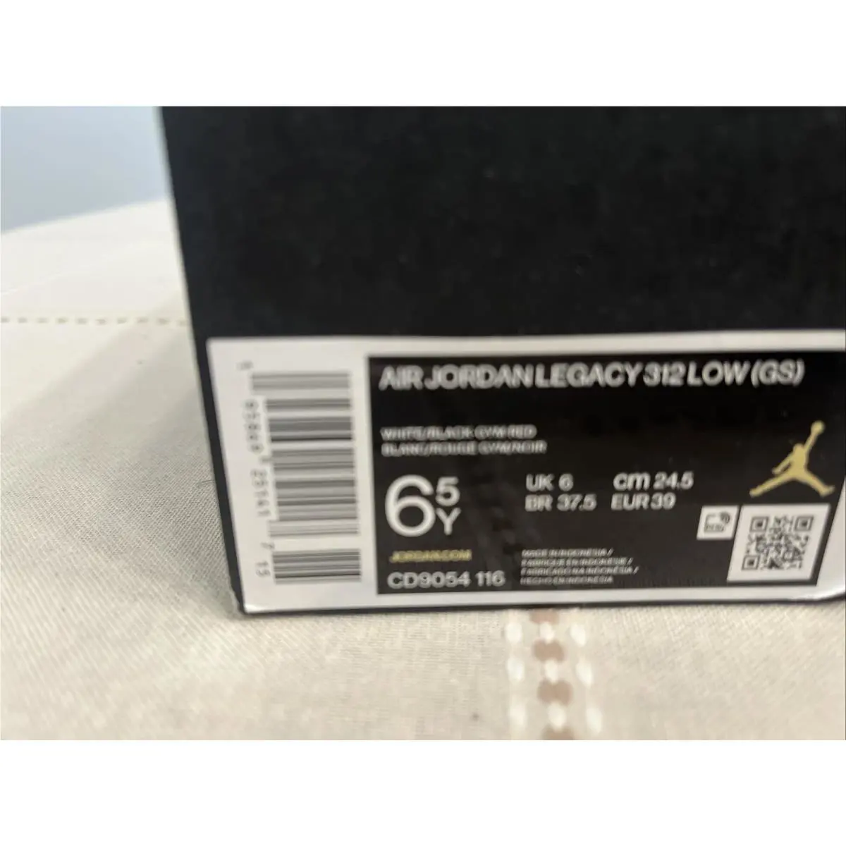 Nike shoes - Jordan Legacy 312 Low Chicago - CD9054-116 - White/Black-Gym Red 10