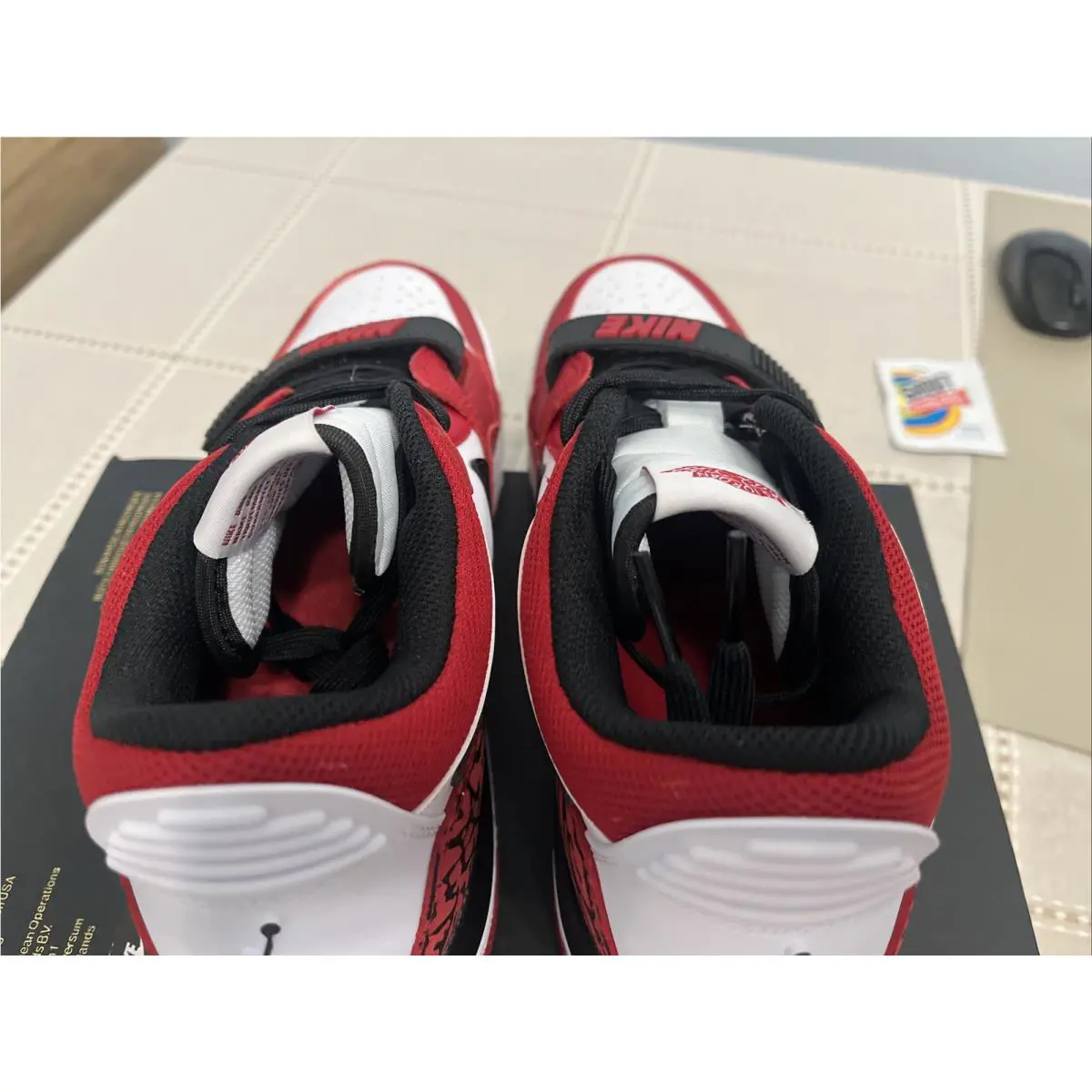 Nike shoes - Jordan Legacy 312 Low Chicago - CD9054-116 - White/Black-Gym Red 6