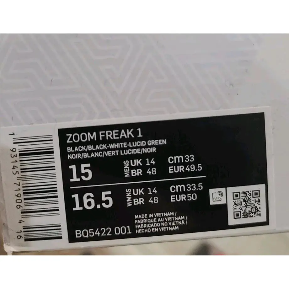 Nike shoes - Nike Zoom Freak - Zoom Freak - BQ5422 001 - Black 3