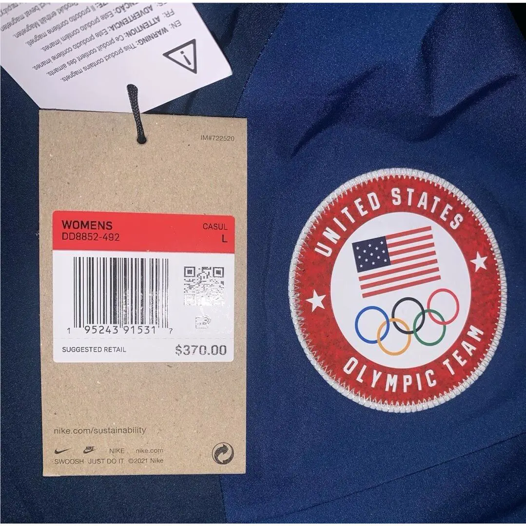 Nike clothing - Nike USA Olimpic Gore- Tex Jacket - Blue (UPC: 0195243915317) 9