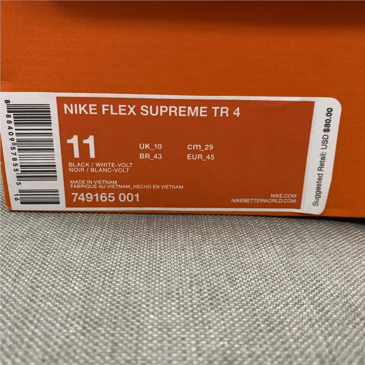 Nike shoes - Nike Flex Supreme TR - Flex Supreme - 749165-001 - Black 7
