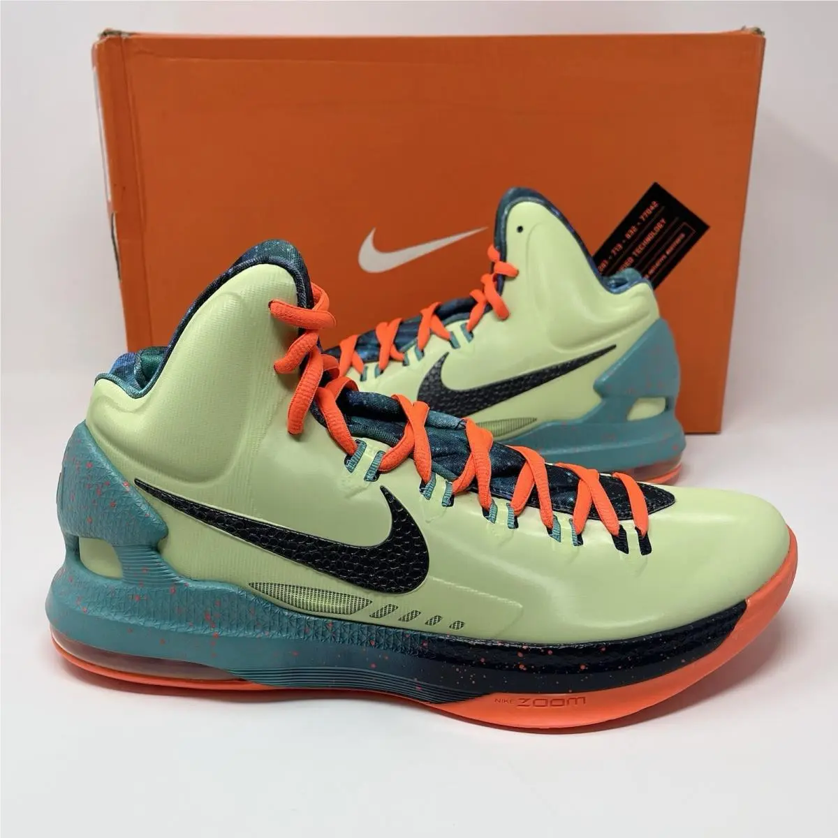 Nike shoes - KD V All Star - All Star - 583111-300 - Liquid Lime/Total Crimson-Sport Turquoise 0