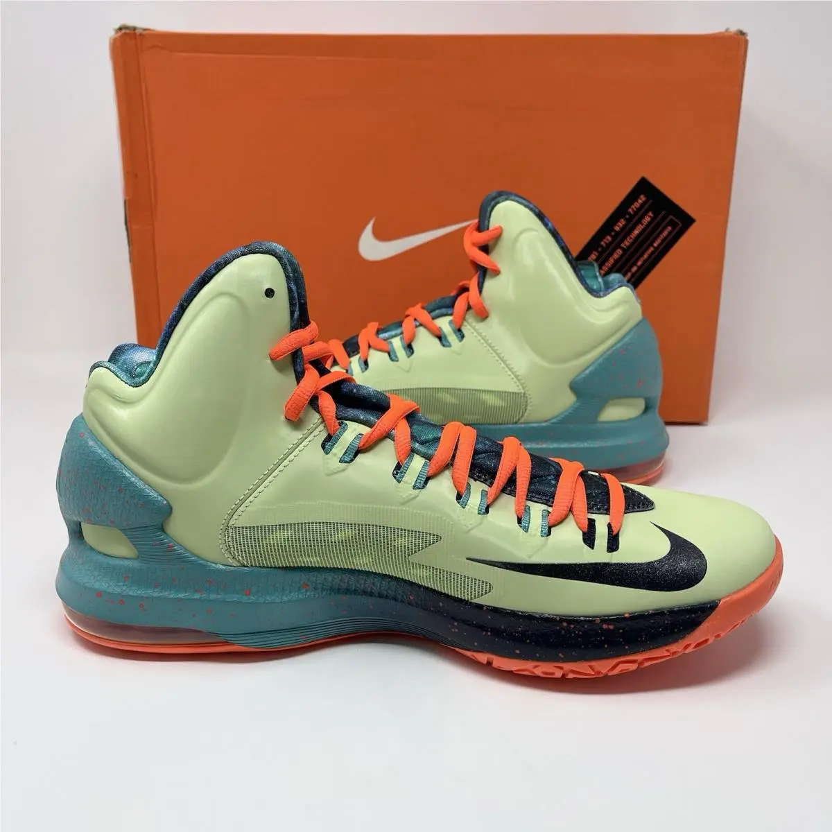 Nike shoes - KD V All Star - All Star - 583111-300 - Liquid Lime/Total Crimson-Sport Turquoise 3