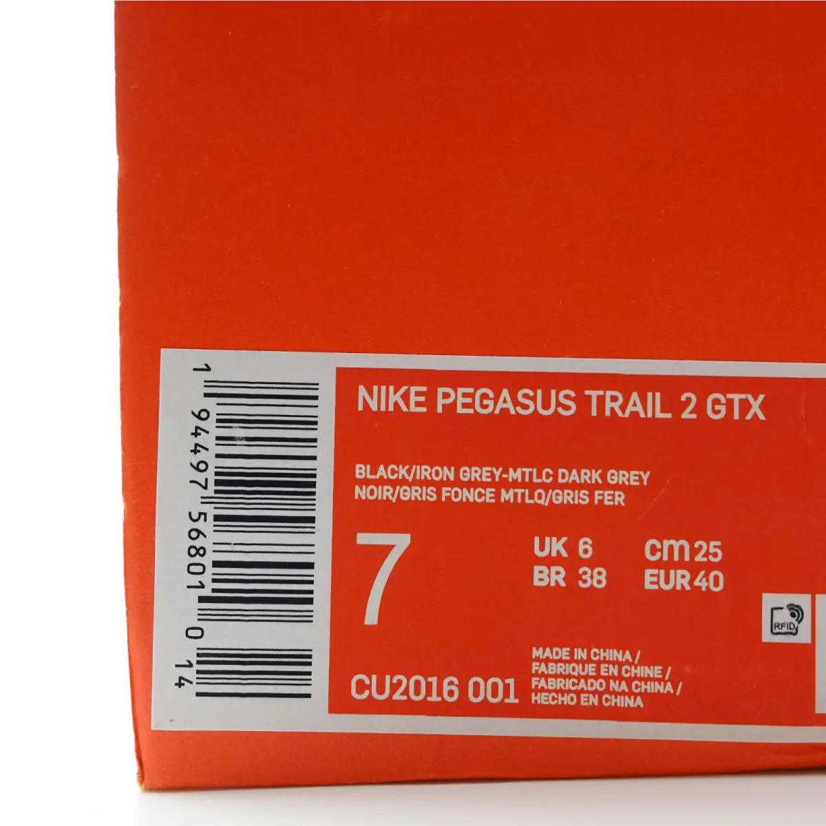 Nike shoes - Nike Pegasus Trail - Pegasus Trail - CU2016-001 - Black, Grey 9