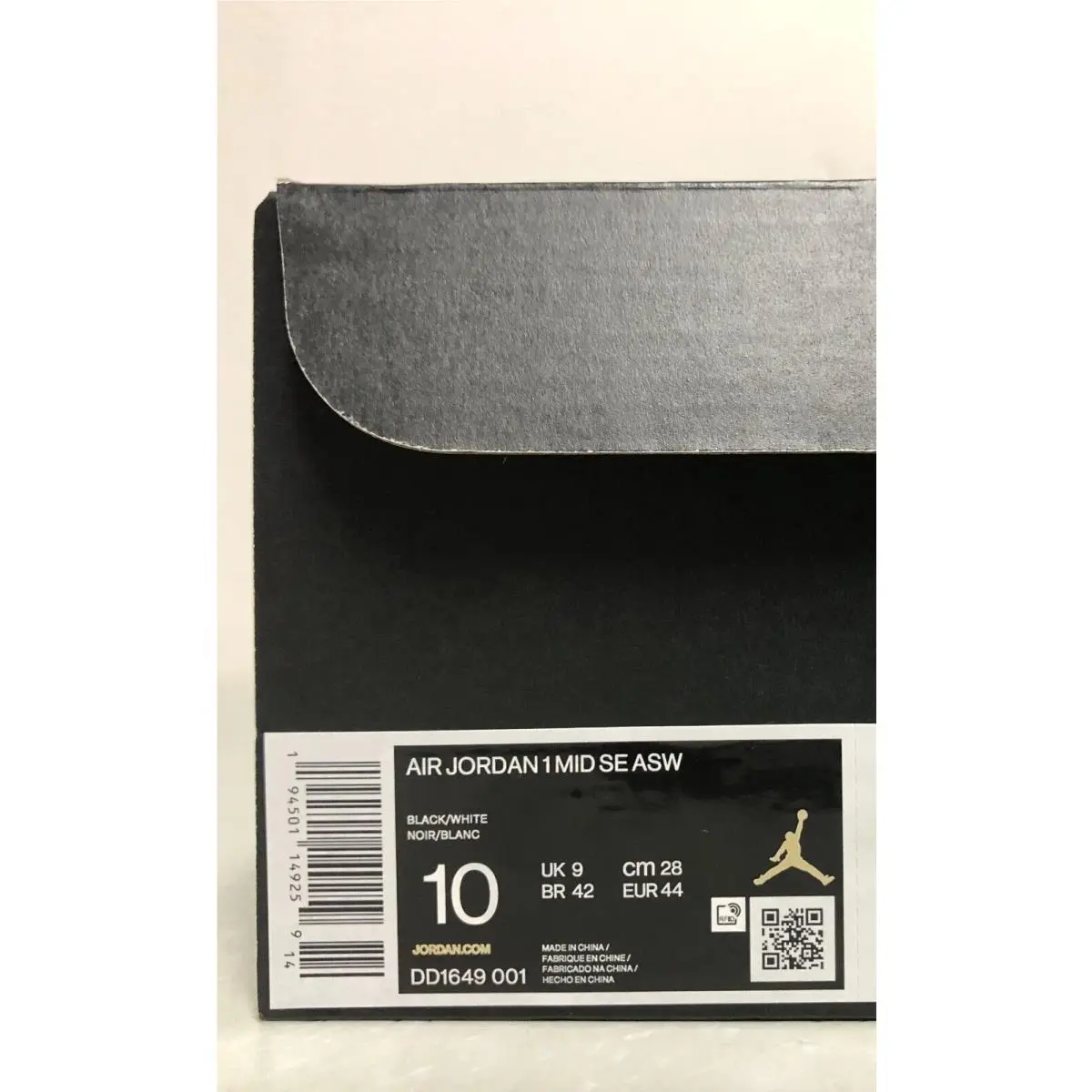 Nike shoes - Air Jordan 1 - Air - DD1649-001 - Black/White 6