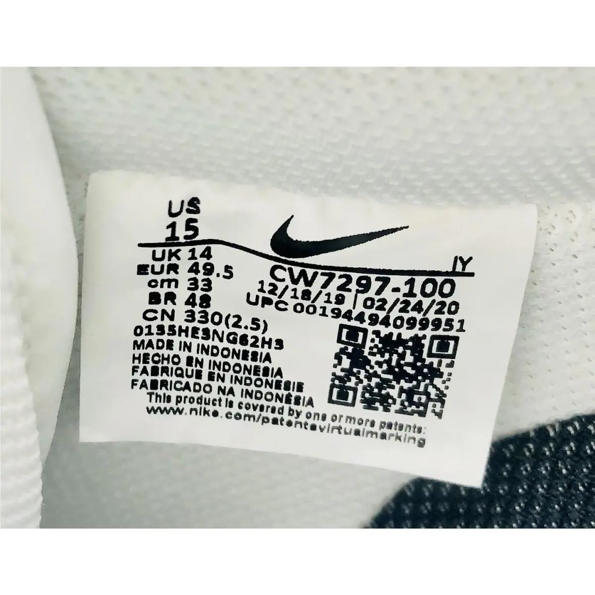 Nike shoes - Nike Air Force 1 - Air Force - CW7297-100 - White (UPC: 0194494099951) 14