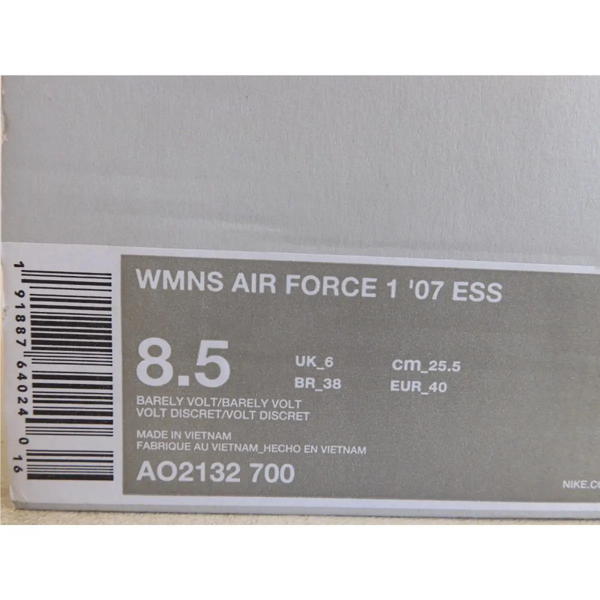 Nike shoes - Nike Air Force 1 `07 - AO2132-700 - Green (UPC: 191887640240) 3