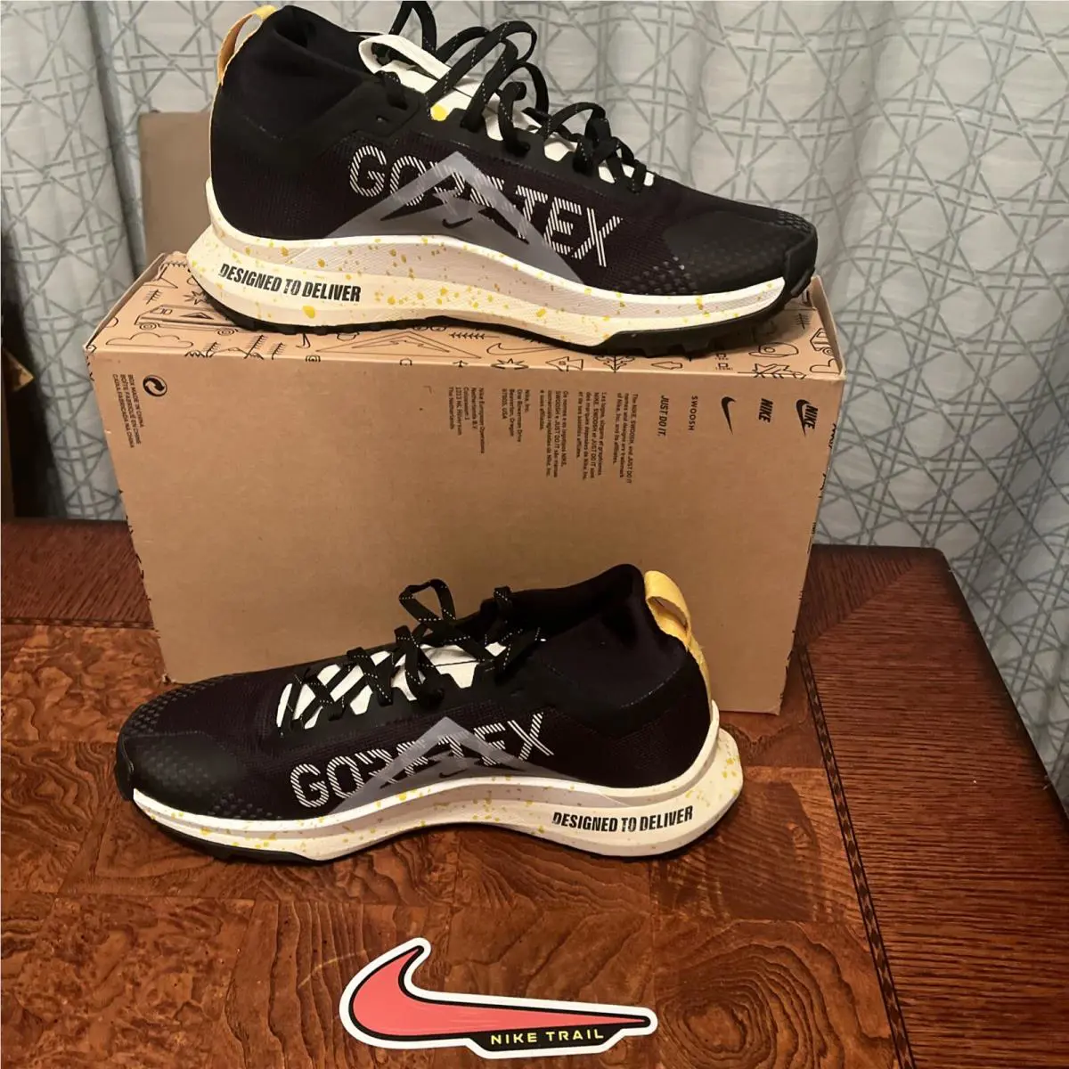 Nike shoes - Nike React Pegasus Trail 4 GTX - DJ7926-005 - Black 0