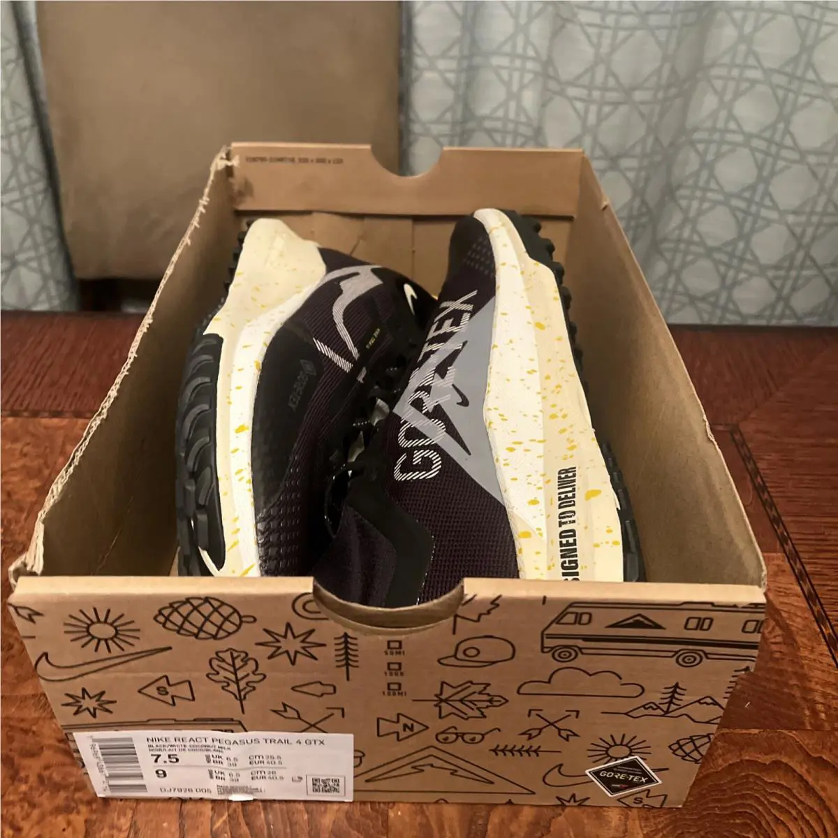 Nike shoes - Nike React Pegasus Trail 4 GTX - DJ7926-005 - Black 4