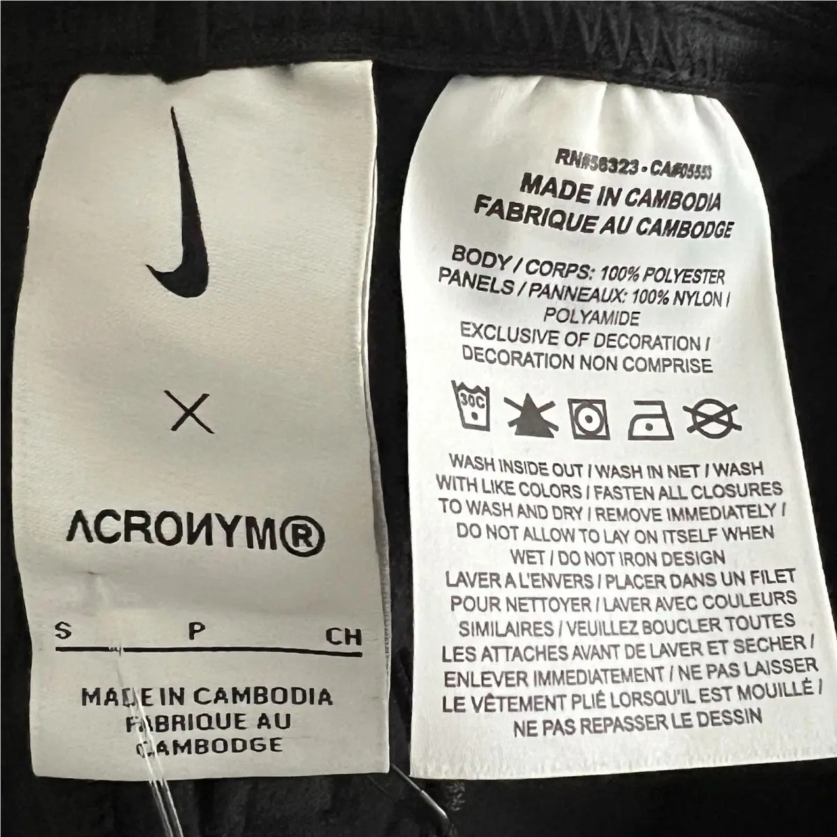 Nike clothing - Nike Acronym - Acronym - CU0470-010 - Black (UPC: 194494192737) 8