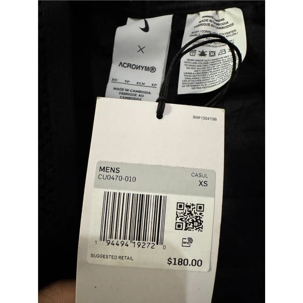 Nike clothing - Nike Acronym - Acronym - CU0470-010 - Black 10