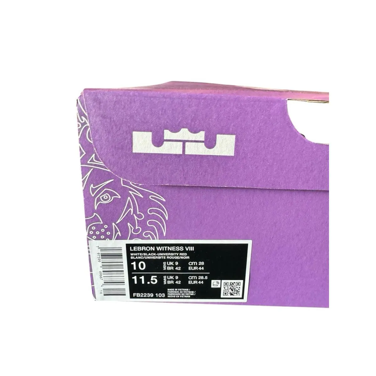 Nike shoes - Nike LeBron Witness 8 - LeBron Witness - FB2239-103 - White 14