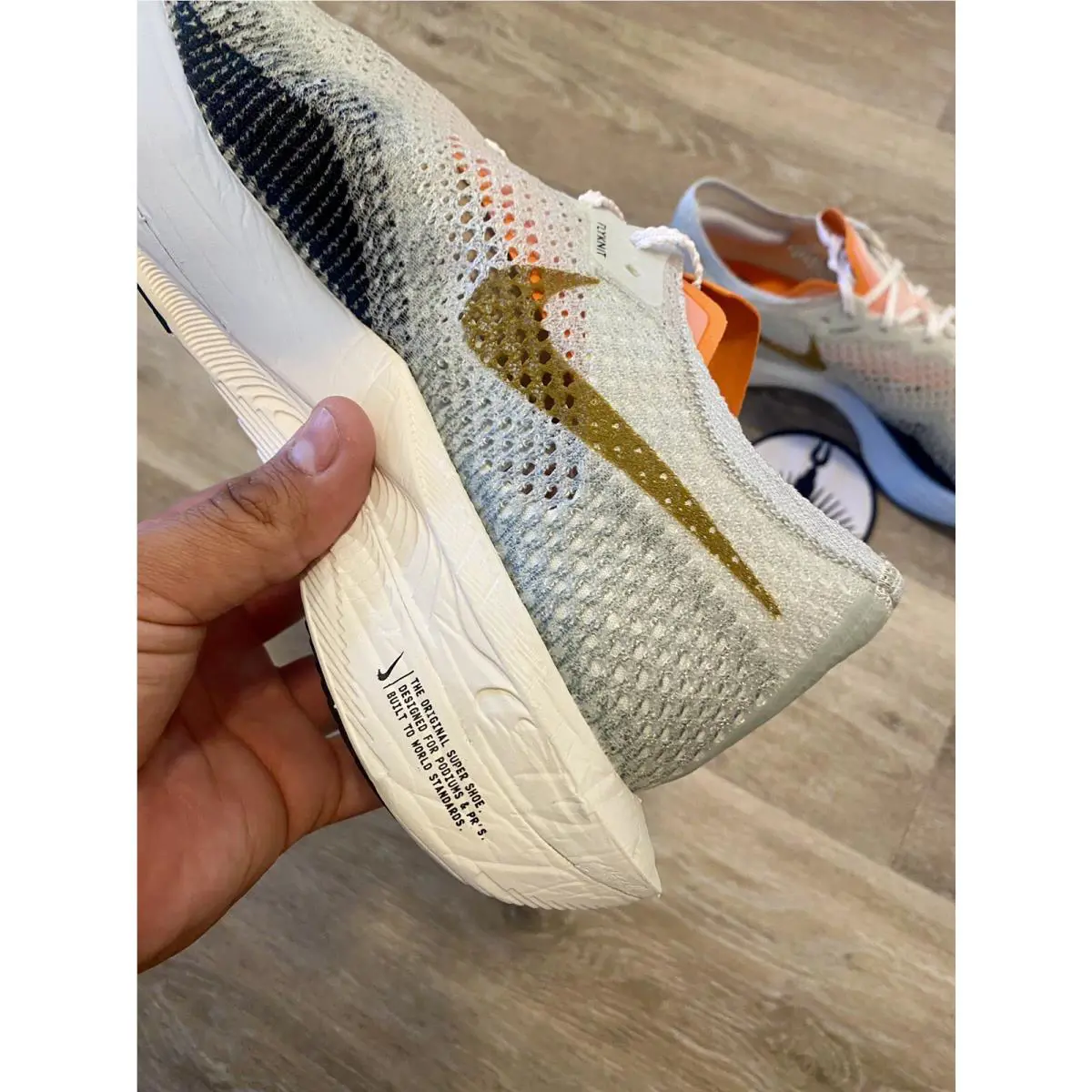 Nike shoes - Zoomx Vaporfly Next% 3 - Zoomx Vaporfly - FV3633-081 - Sea Glass/Sail/Bronzine/Bright Mandarin (UPC: 196969979324) 1