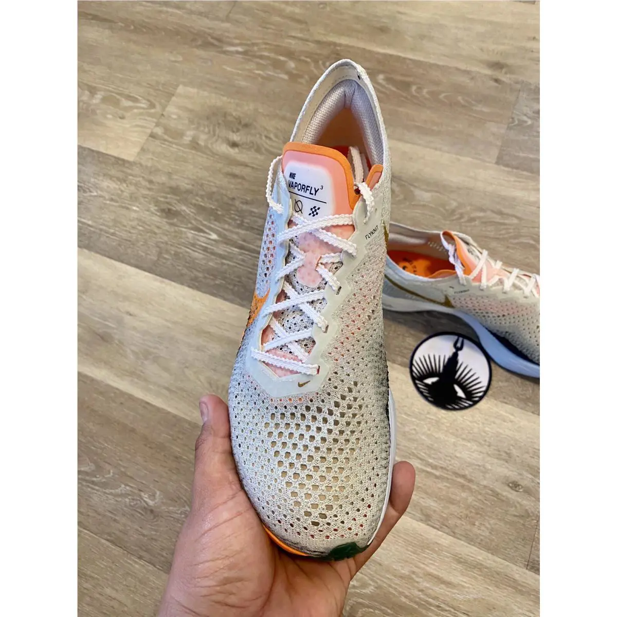 Nike shoes - Zoomx Vaporfly Next% 3 - Zoomx Vaporfly - FV3633-081 - Sea Glass/Sail/Bronzine/Bright Mandarin (UPC: 196969979324) 4