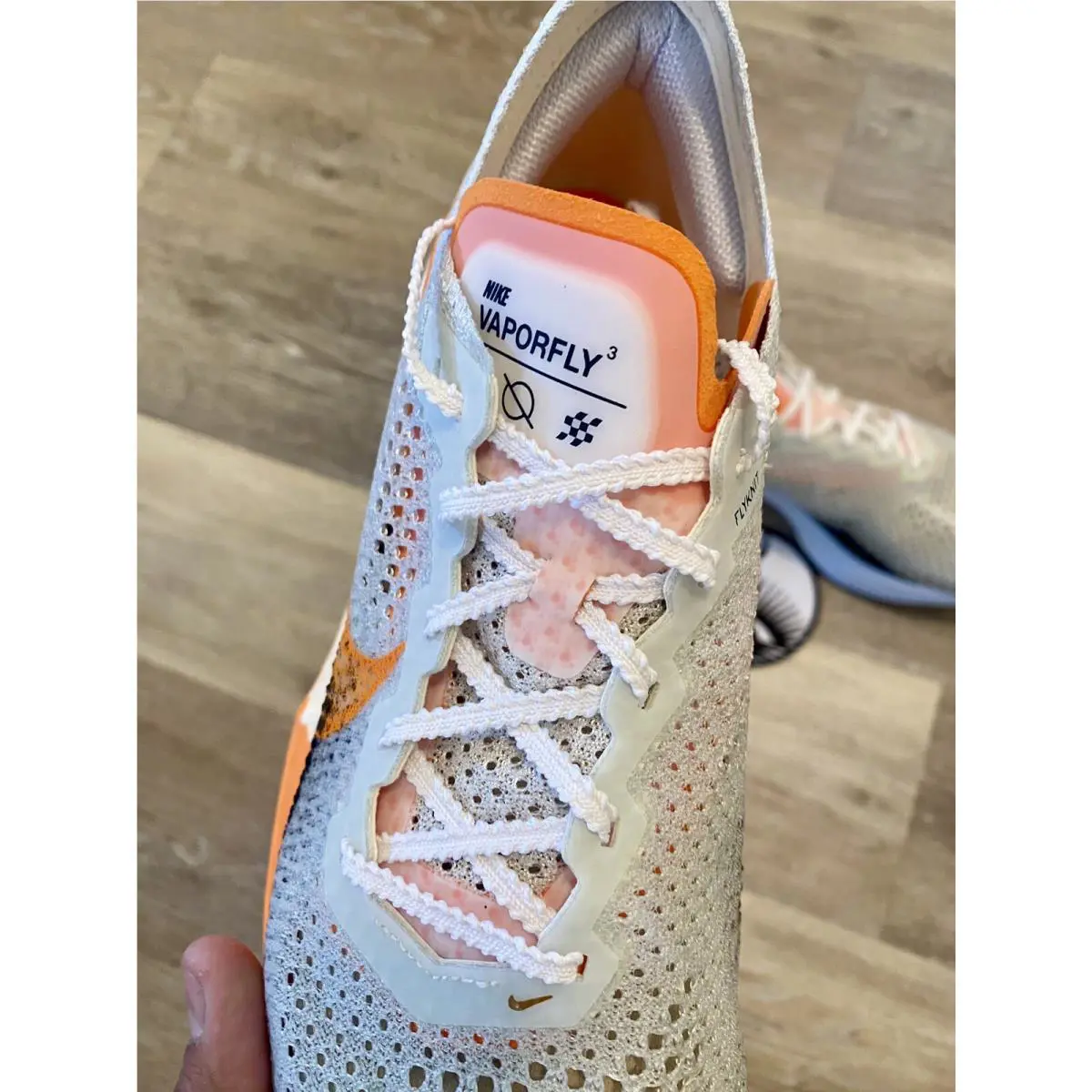 Nike shoes - Zoomx Vaporfly Next% 3 - Zoomx Vaporfly - FV3633-081 - Sea Glass/Sail/Bronzine/Bright Mandarin (UPC: 196969979324) 6