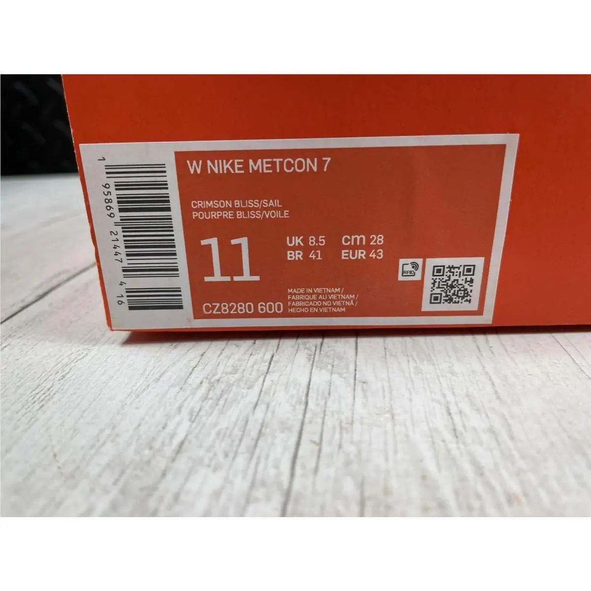 Nike shoes - Nike Metcon 7 - Metcon - CZ8280 600 - Orange (UPC: 0195869214474) 10