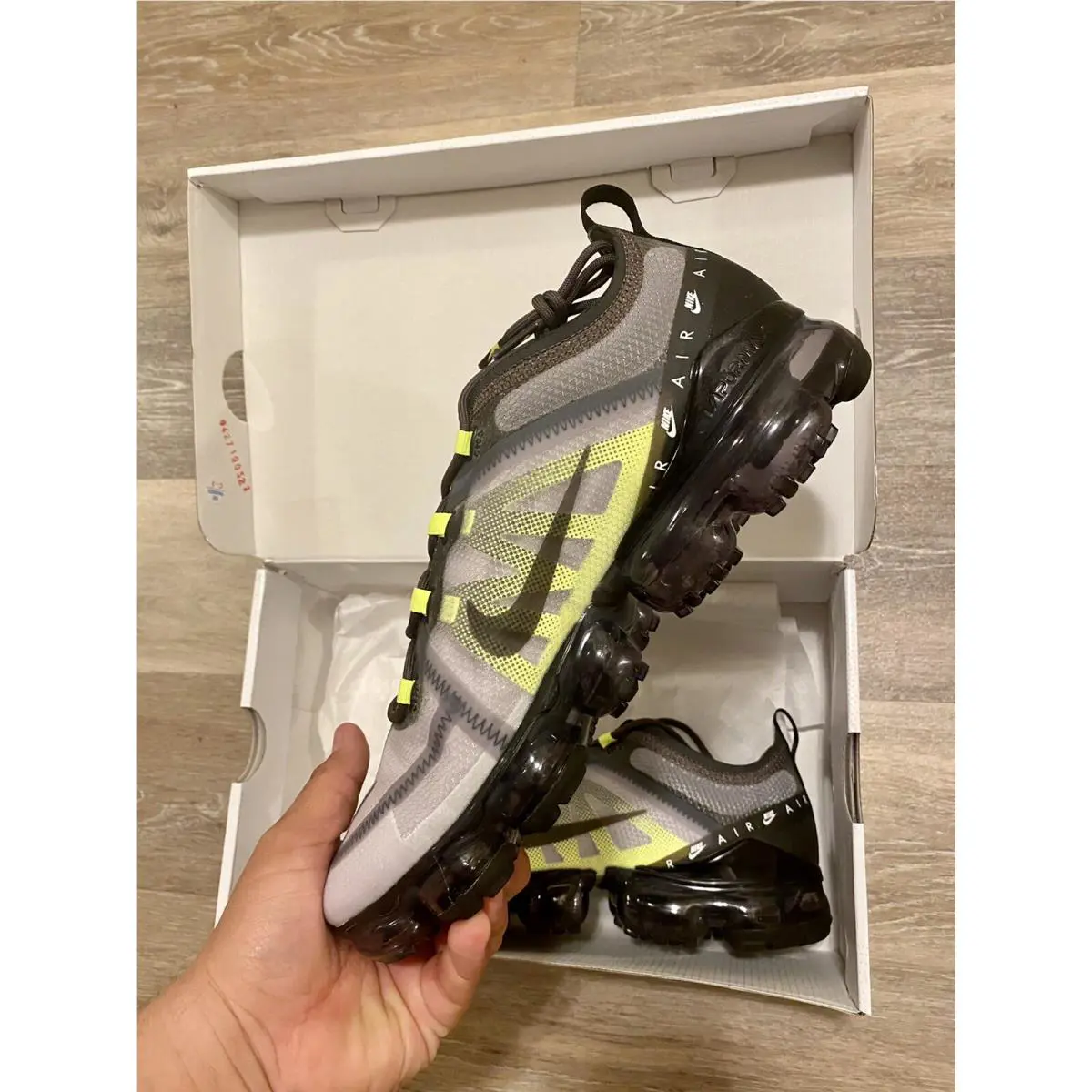 Nike shoes - Nike Air Vapormax 2019 LX - BV1712-001 - Atmosphere Gray-Black-Volt (UPC: 193145551299) 3
