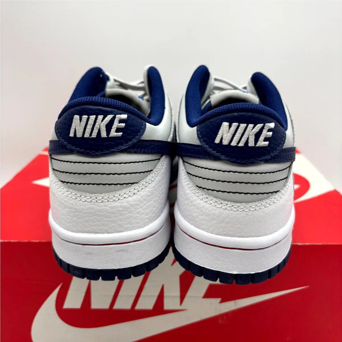 Nike shoes - Nike Dunk Low EMB DO6288-001 - DO6288-001 - White Navy (UPC: 195244246045) 2