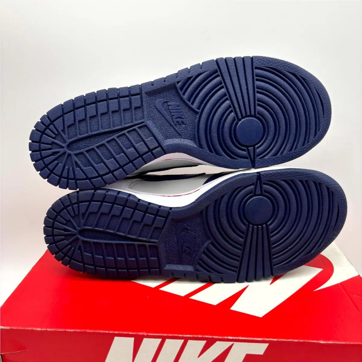 Nike shoes - Nike Dunk Low EMB DO6288-001 - DO6288-001 - White Navy (UPC: 195244246045) 3