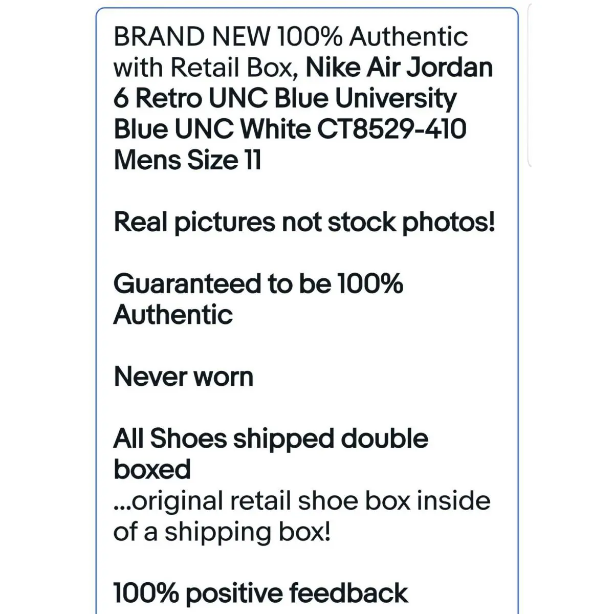 Nike shoes - Air Jordan 6 - Air - CT8529 410 384665 410 - Blue (UPC: 195866328334) 10