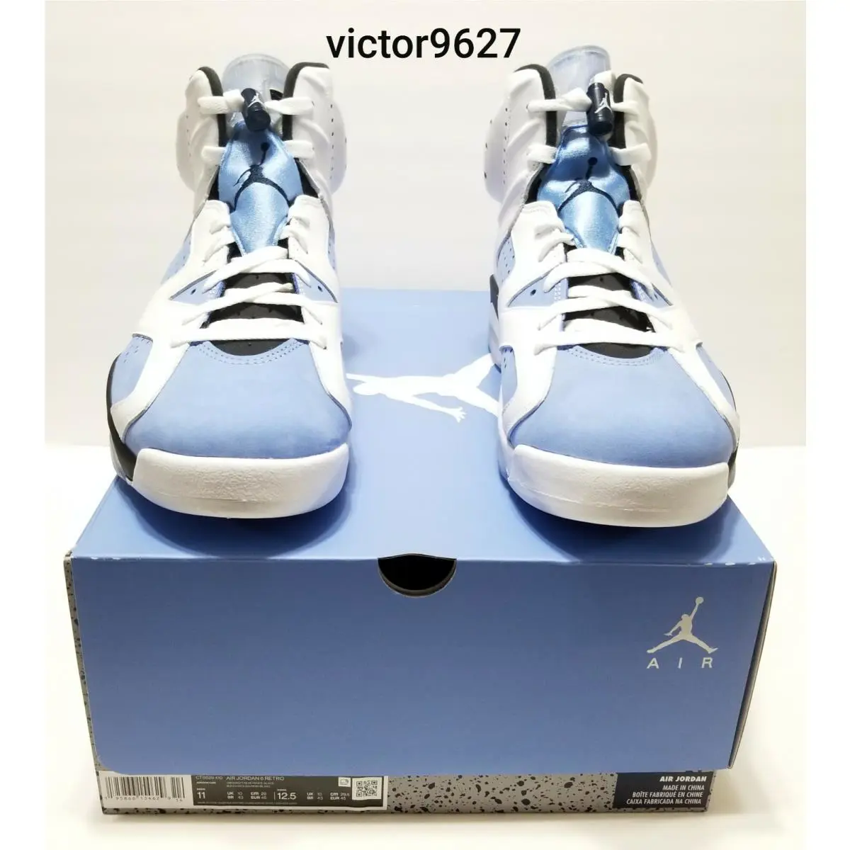 Nike shoes - Air Jordan 6 - Air - CT8529 410 384665 410 - Blue (UPC: 195866328334) 9