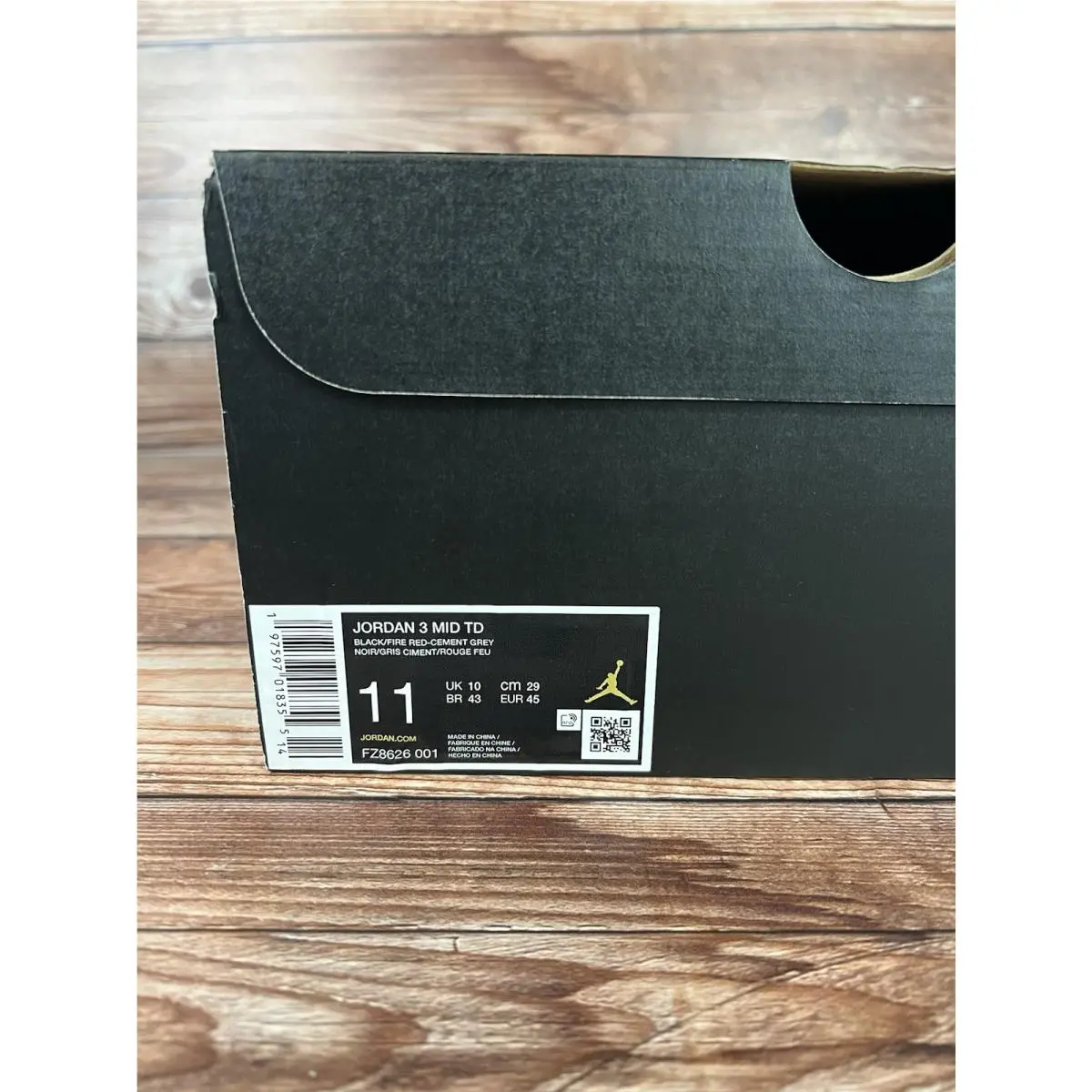 Nike shoes - Air Jordan 3 - Air - Fz8626-001 - Black 4