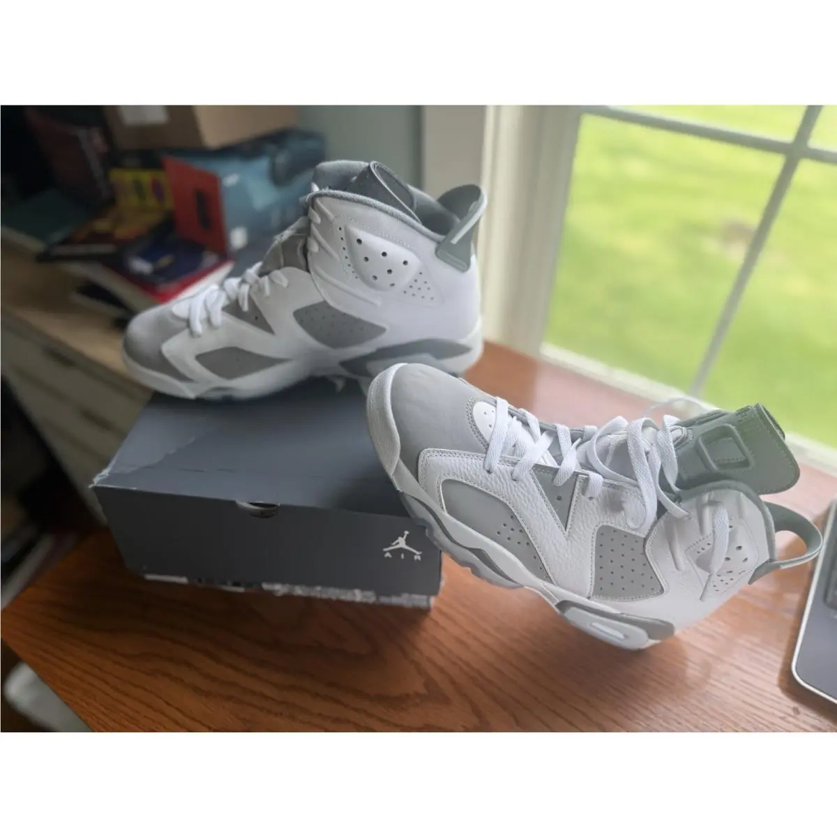 Nike shoes - Retro - Retro - CT8529-100 - White & Gray, Manufacturer: White/Medium Grey/Cool Grey 5