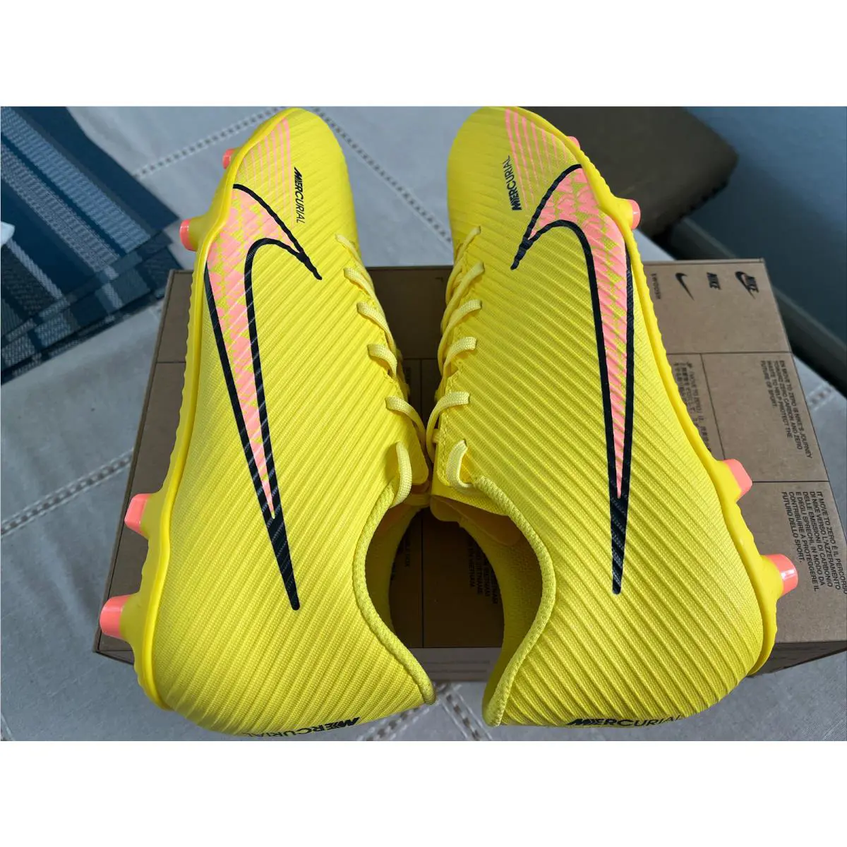 Nike shoes - Nike Mercurial Vapor 15 Club FG/MG - DJ5963 780 - Yellow Strike Sunset Glow 8