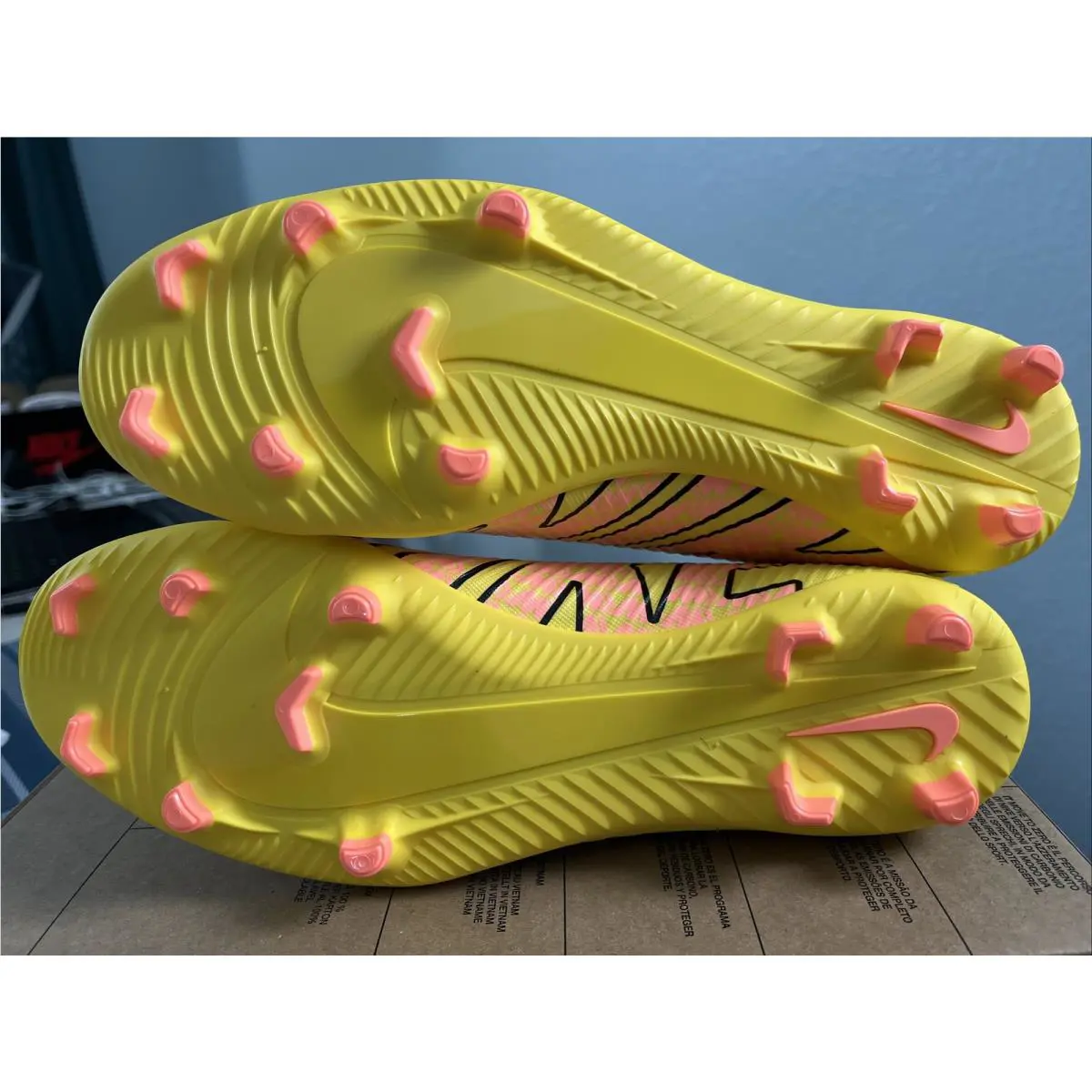 Nike shoes - Nike Mercurial Vapor 15 Club FG/MG - DJ5963 780 - Yellow Strike Sunset Glow 10