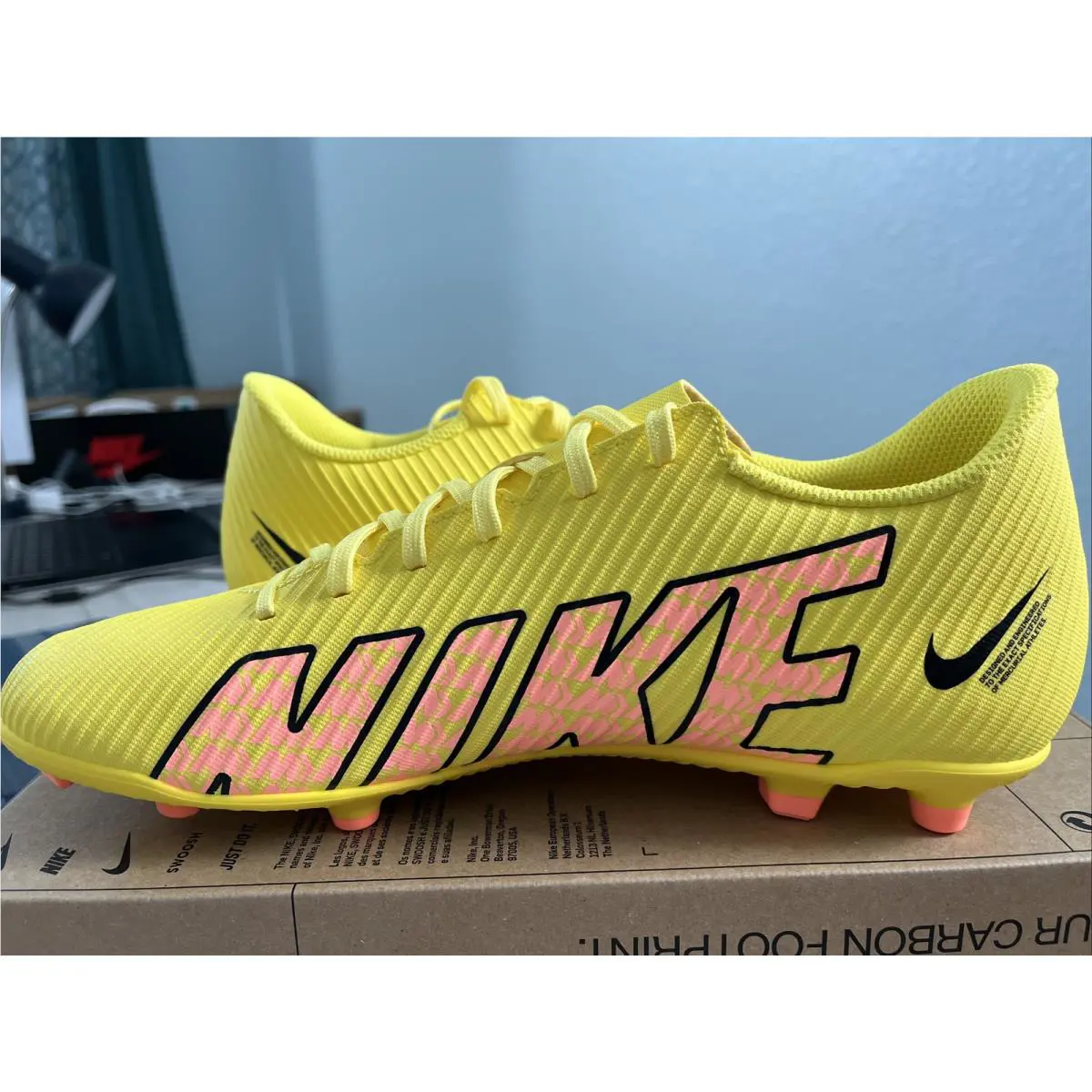 Nike shoes - Nike Mercurial Vapor 15 Club FG/MG - DJ5963 780 - Yellow Strike Sunset Glow 0