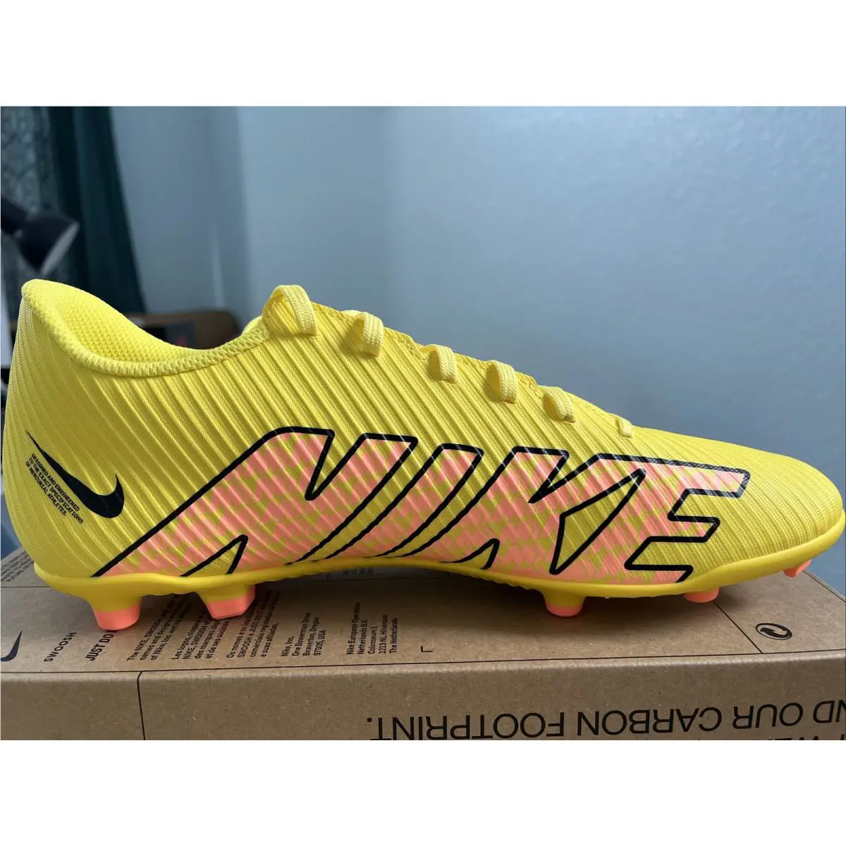 Nike shoes - Nike Mercurial Vapor 15 Club FG/MG - DJ5963 780 - Yellow Strike Sunset Glow 1