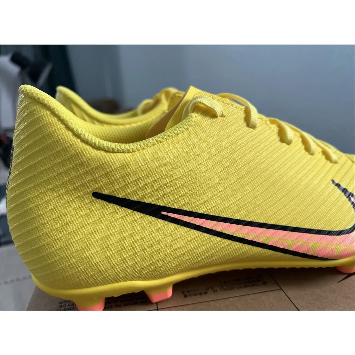 Nike shoes - Nike Mercurial Vapor 15 Club FG/MG - DJ5963 780 - Yellow Strike Sunset Glow 5