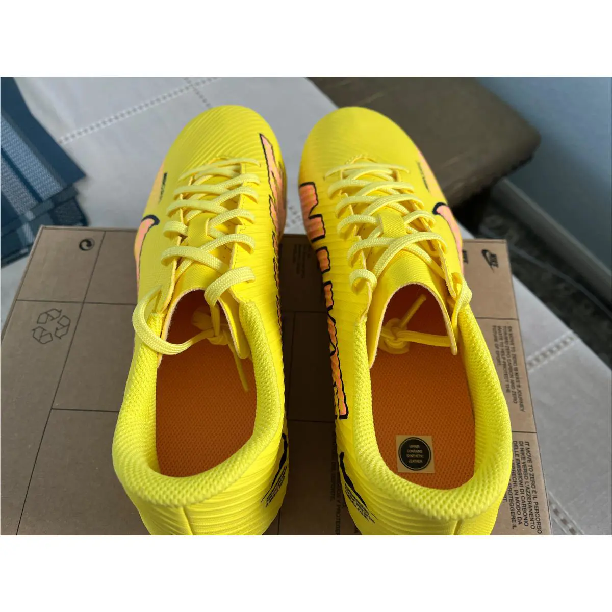 Nike shoes - Nike Mercurial Vapor 15 Club FG/MG - DJ5963 780 - Yellow Strike Sunset Glow 7