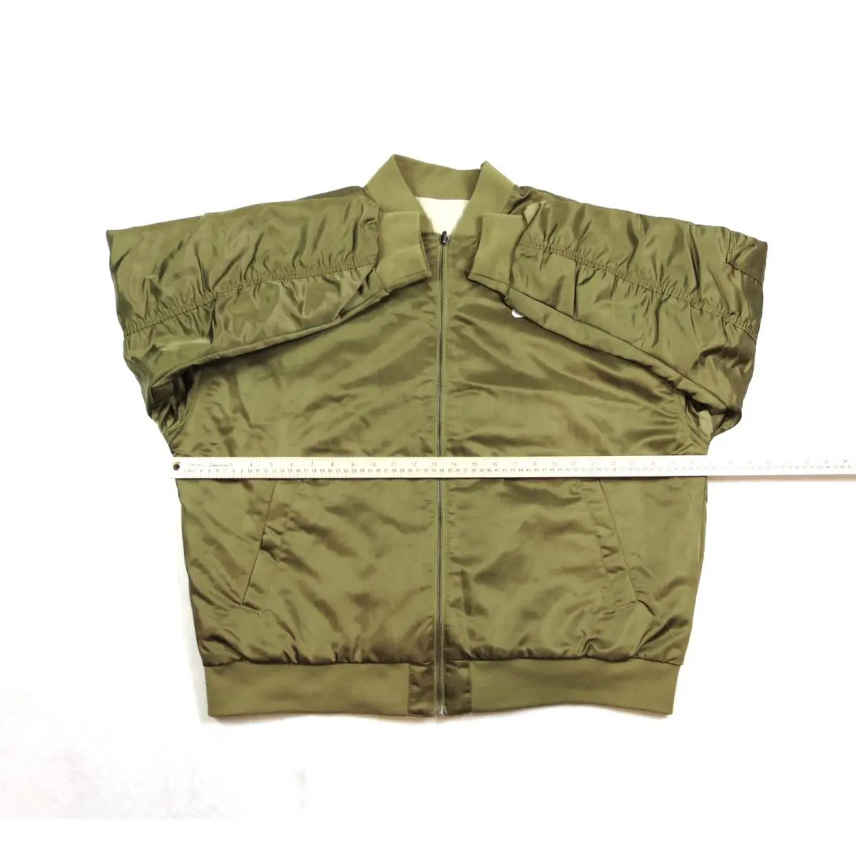Nike clothing - Nike Air Sportswear Reversible Varsity Bomber Jacket - DV7876 307 - Olive Green (UPC: 196974909644) 0