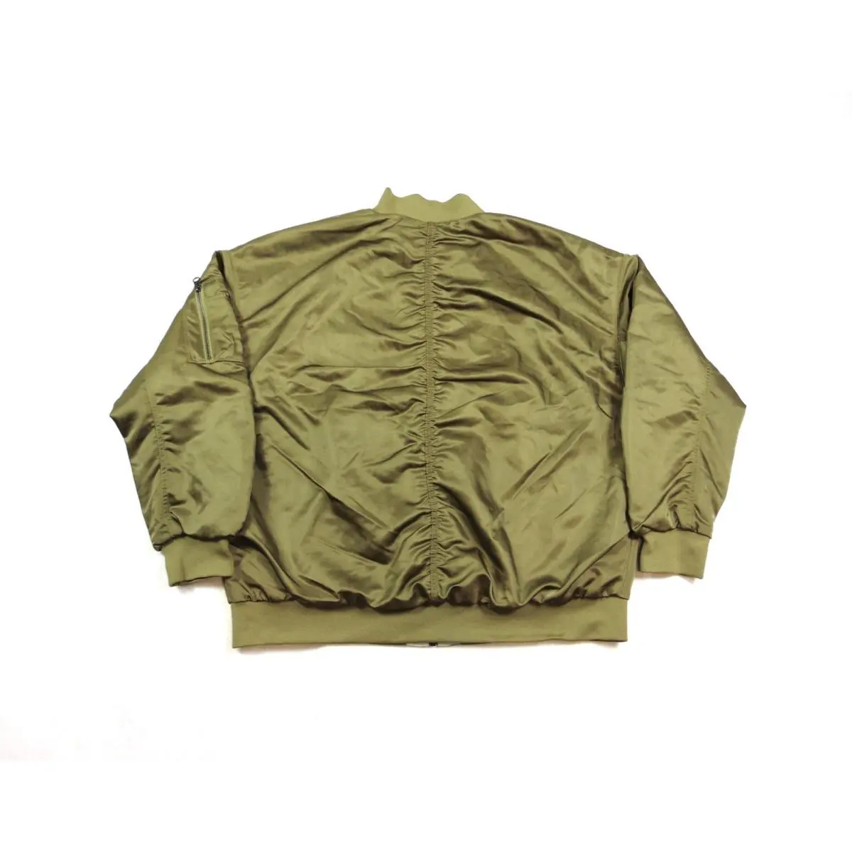 Nike clothing - Nike Air Sportswear Reversible Varsity Bomber Jacket - DV7876 307 - Olive Green (UPC: 196974909644) 2