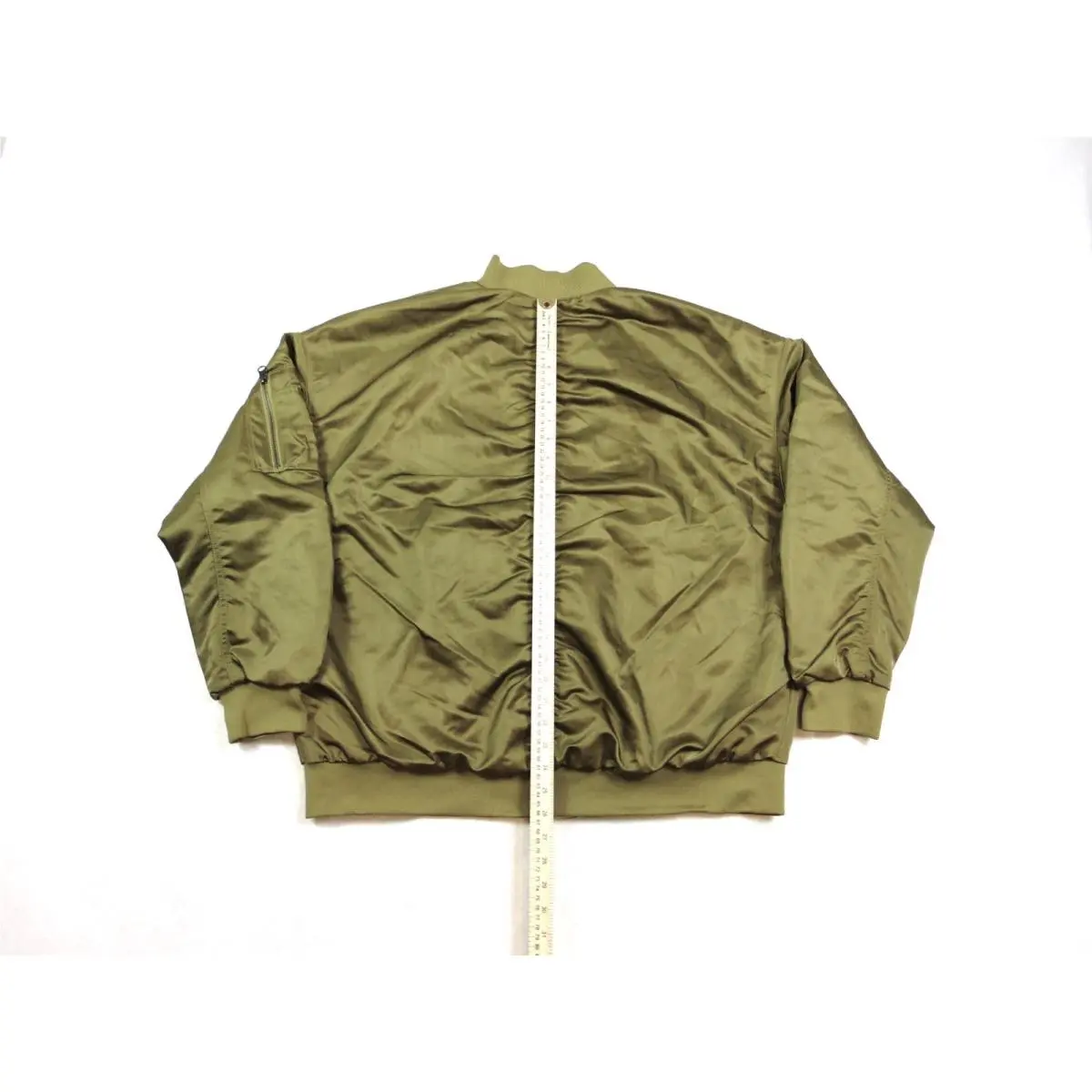 Nike clothing - Nike Air Sportswear Reversible Varsity Bomber Jacket - DV7876 307 - Olive Green (UPC: 196974909644) 3