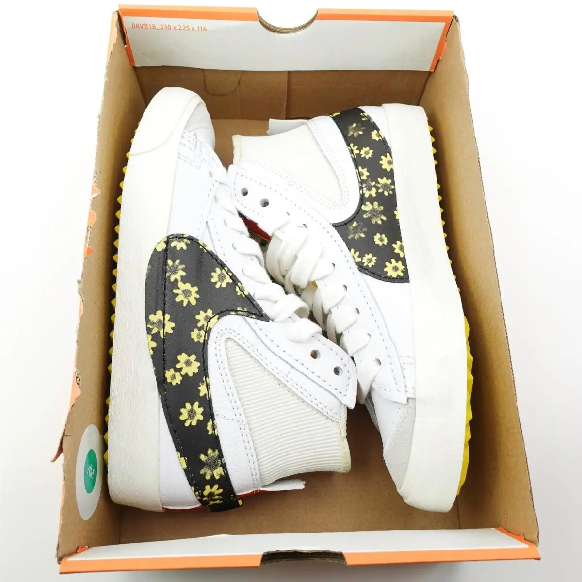 Nike shoes - Nike Blazer 77 - Blazer - DQ7639-100 - Black, White, Yellow 9