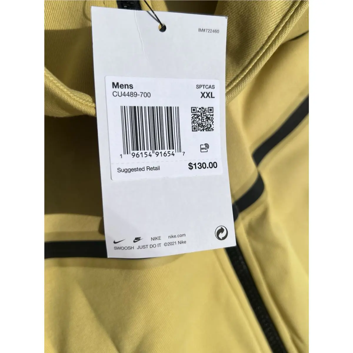 Nike clothing - CU4489-700 - CU4489-700 - Saturn Gold 5