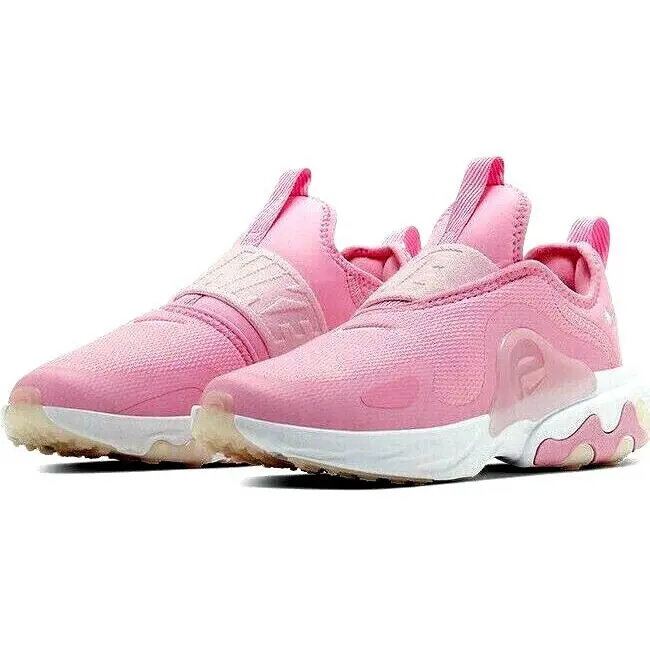 Nike React Presto Extreme Pink Foam Athletic Running Shoes 5.5Y = Size 7 Women - Pink