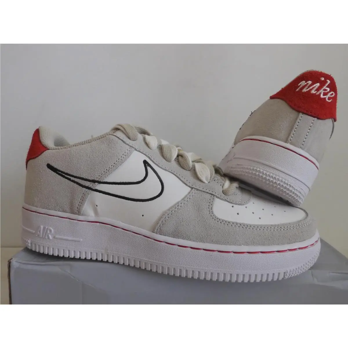 Nike shoes - Nike Air Force 1 LV8 - DB1561 100 - Gray (UPC: 195239278211) 1