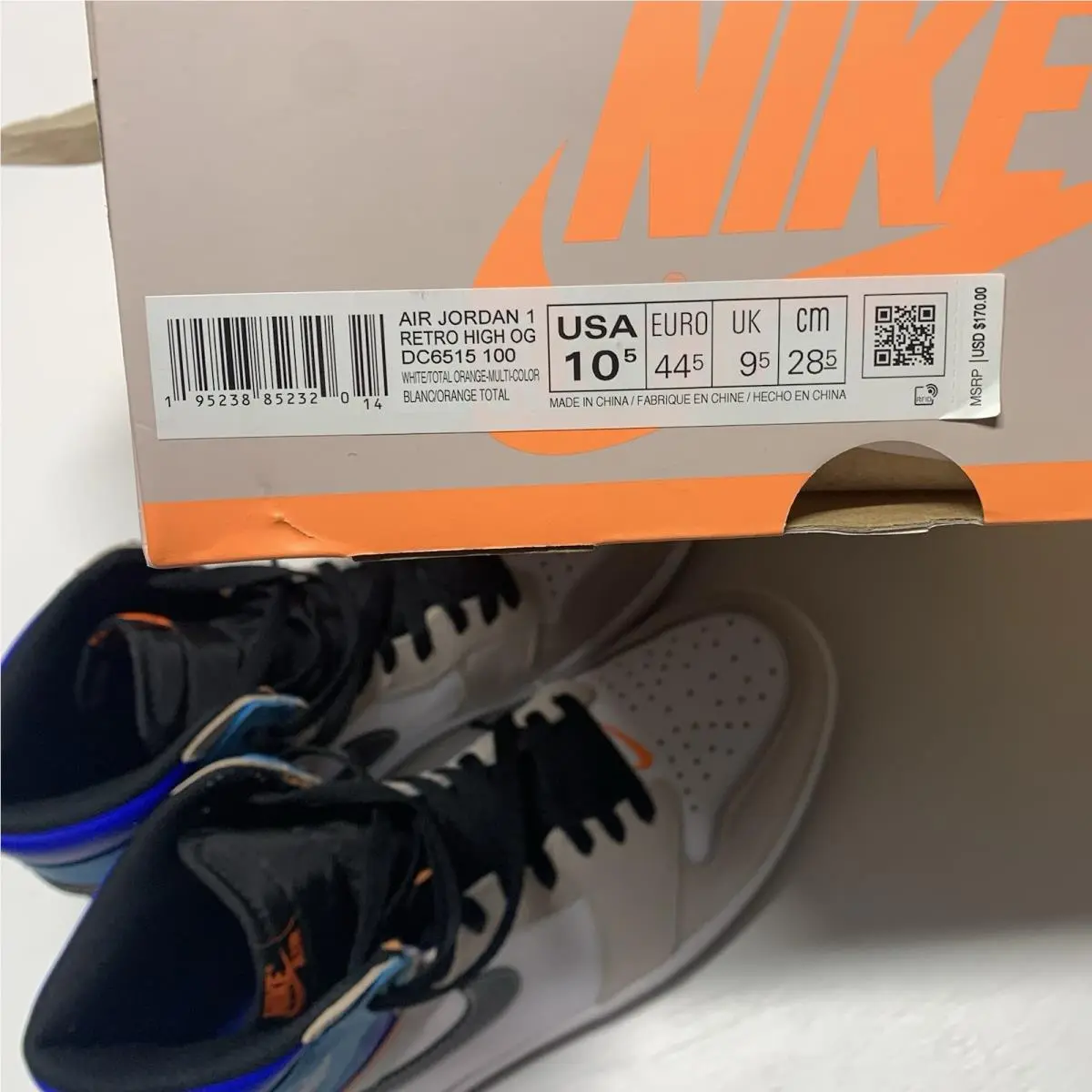 Nike shoes - Air Jordan 1 - Air - DC6515-100 - Gray 9