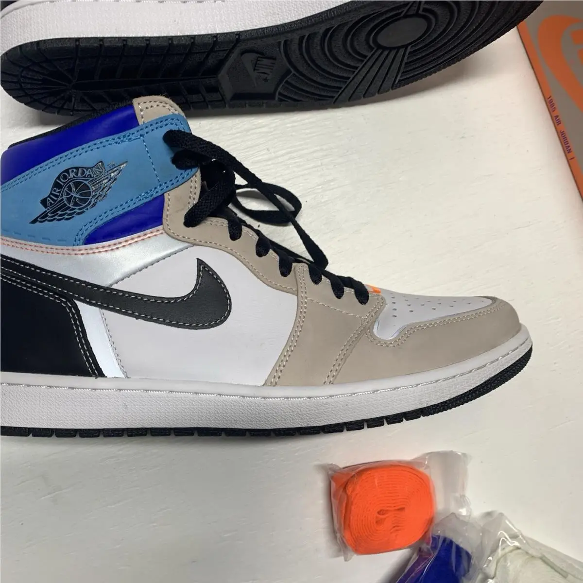 Nike shoes - Air Jordan 1 - Air - DC6515-100 - Gray 6
