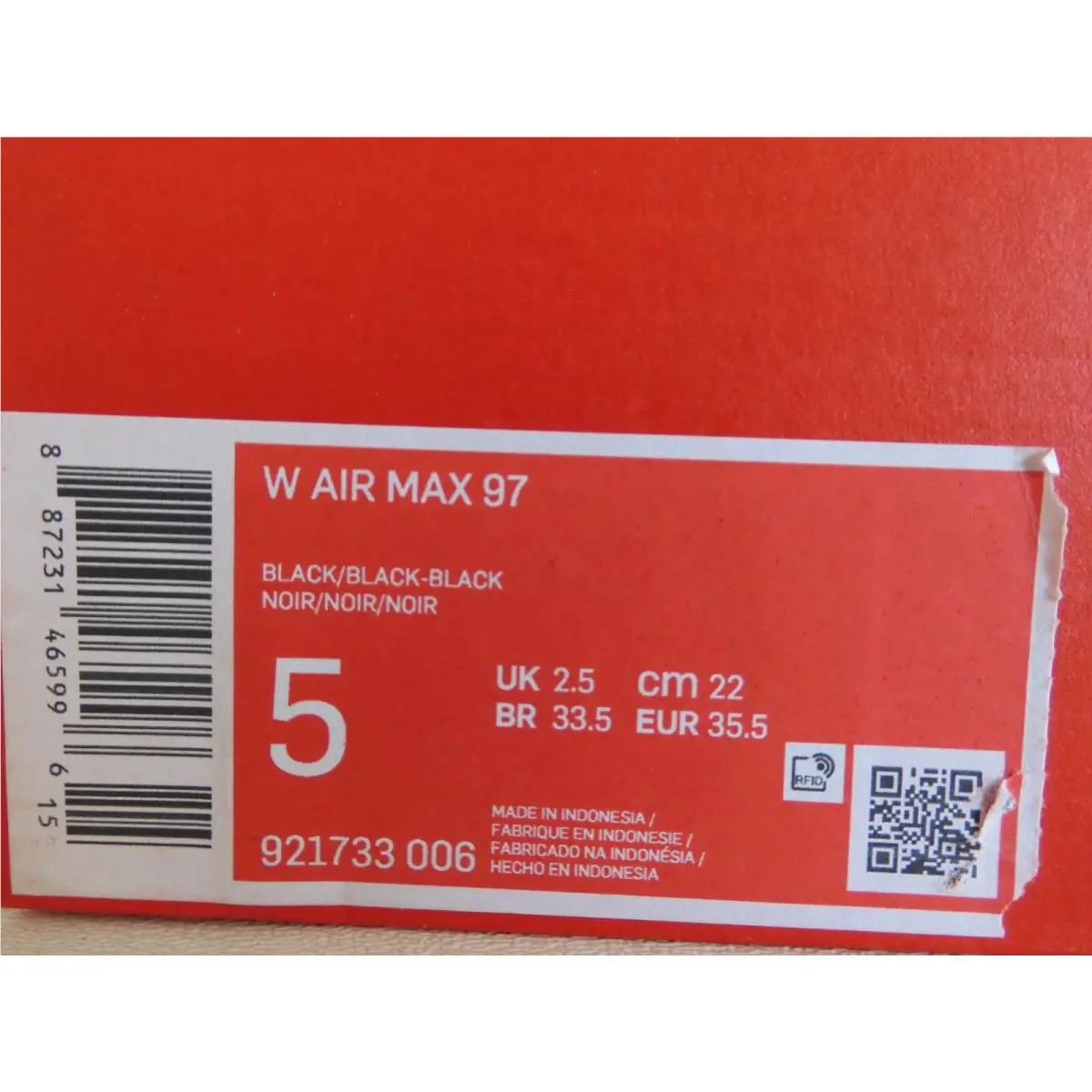 Nike shoes - Nike Air Max 97 - Air Max - Black (UPC: 887231465996) 3