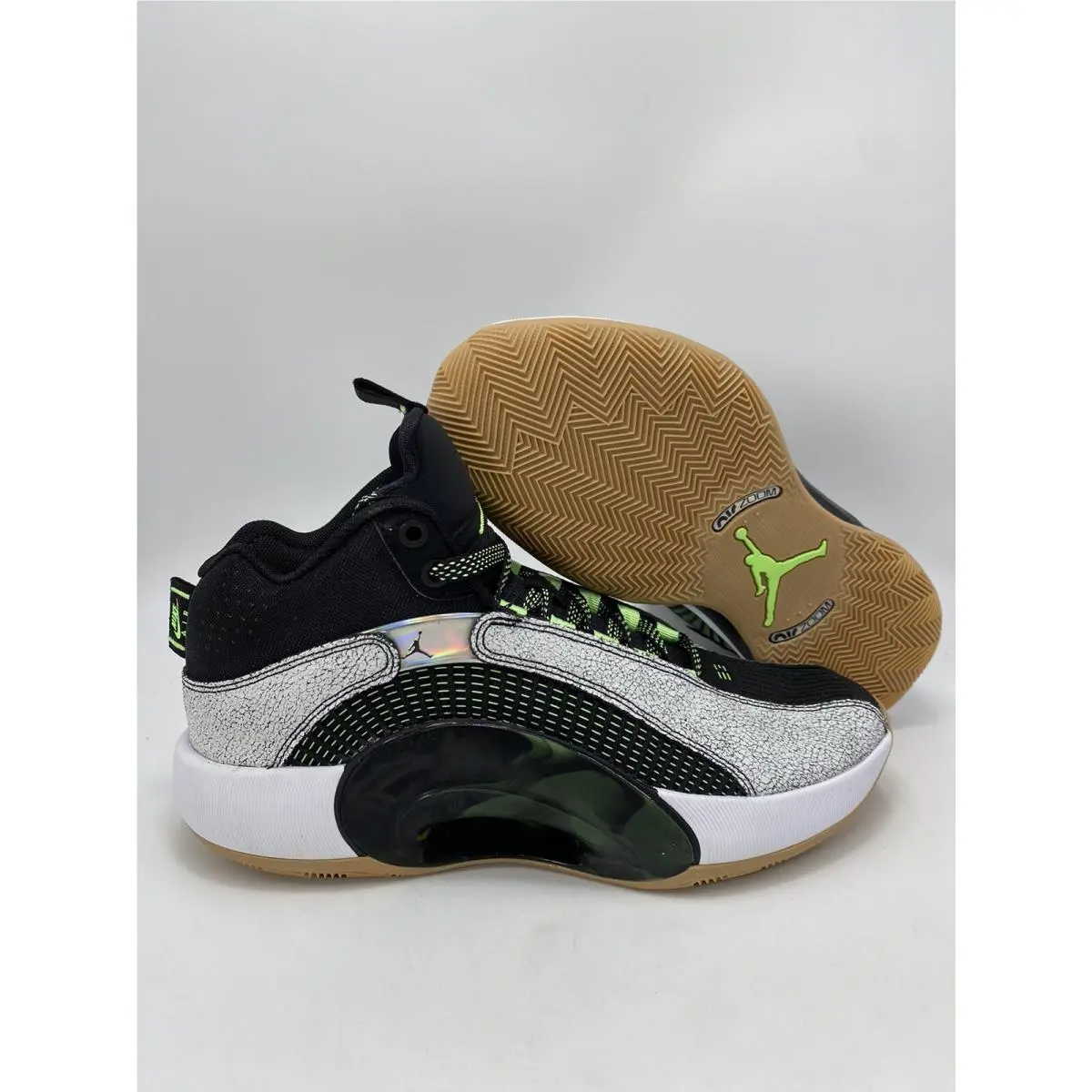 Air Jordan Xxxv 35 Bayou Boys Zion Williamson Green DA2372-100 Men Size 18 by Nike