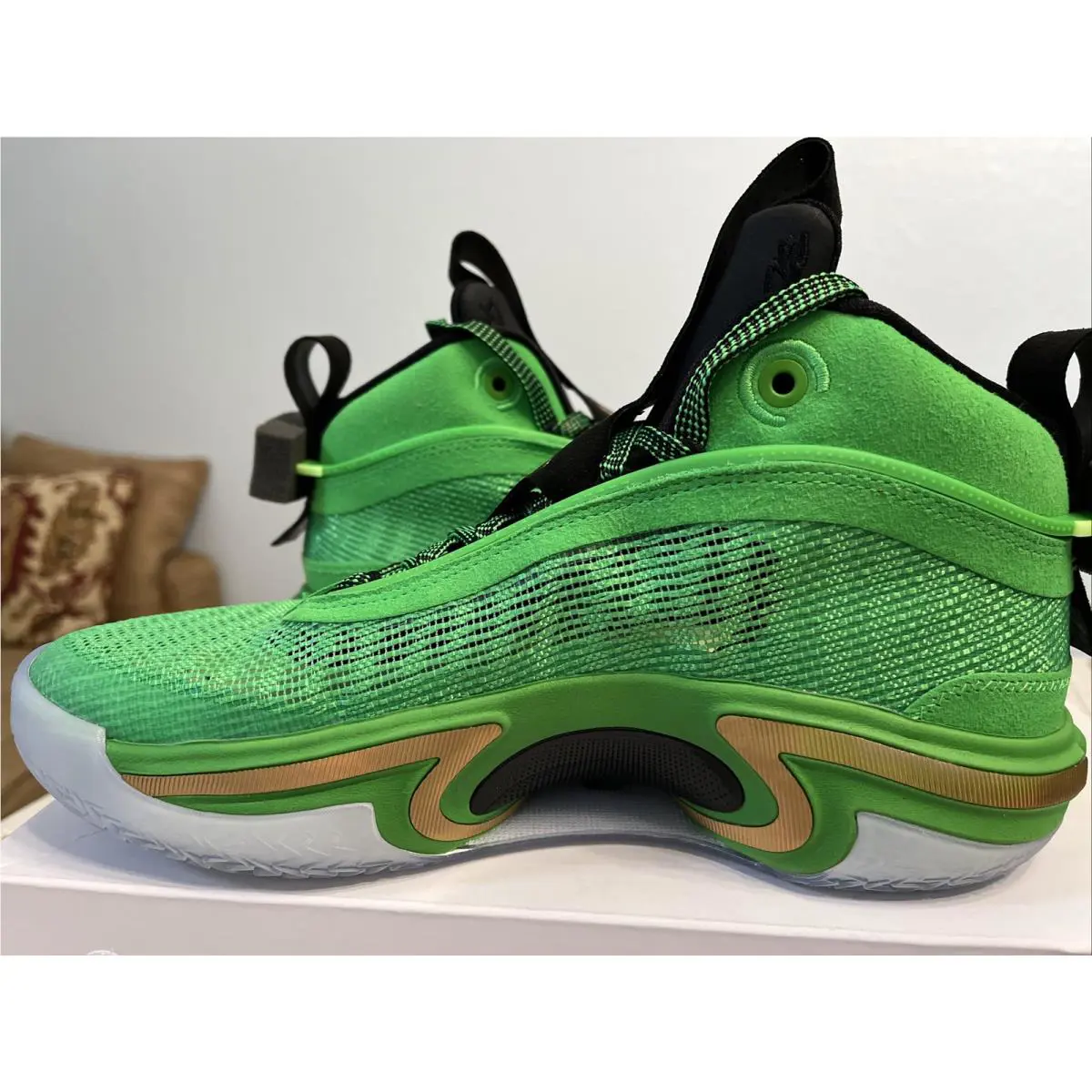 Nike shoes - Air Jordan 36 - Air - CZ2650-300 - Green Spark Metallic Gold 0